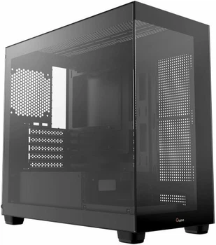 Корпус для ПК Ocypus Gamma C52 Tempered Glass (GAMMA-C52-BKD000XX-GL) Black mATX без БЖ