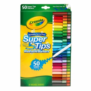 Набор фломастеров Crayola Supertips Washable 50 шт (7555)