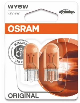 Автолампа WY5W Ultra Life 12V 5W W2,1x9,5d желтая (блистер 2шт) Osram 282702B