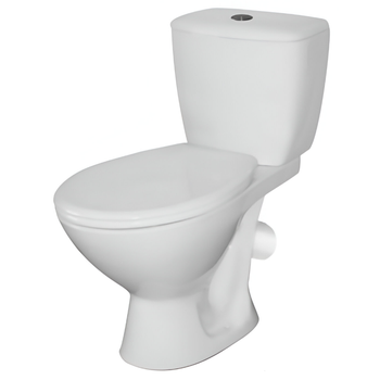 Унитаз компакт Mito (Cersanit) Koral 769 K031 3/6 645x365 округлый, с сиденьем, белый (K681-002)