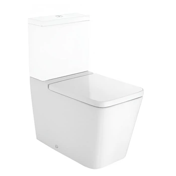Чаша унітазу Roca Inspira Square без сидіння, білий глянцевий (A342537000)