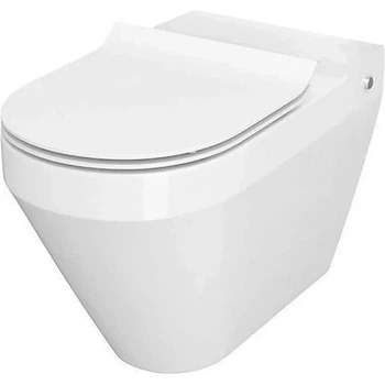 Чаша унитаза Cersanit Crea 010/020 OVAL с сиденьем микролифт, белый глянцевый (K114-023)