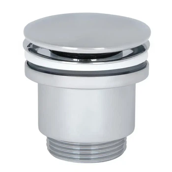 Донный клапан Wezer WHR 102 1 1/4" для раковины, хром