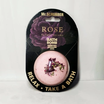 Бомбочка для ванны Rose Floral Dreams Mr.SCRUBBER 200г.