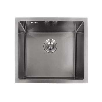 Кухонная мойка под столешницу Nett NB-5045 500х450 из нержавейки черная (1 мм)