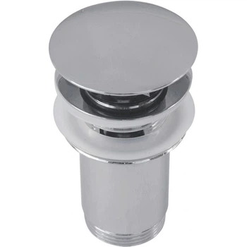 Донный клапан Styron KL-02 Click-Clack 1 1/4" для умывальника, хром глянцевый