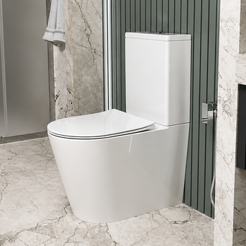 Унитаз компакт Koller Pool Grace Smart Rimless 3/6 л с сиденьем микролифт, белый глянцевый (0569550119)