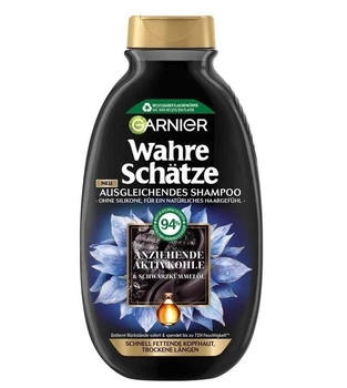 Шампунь Garnier Wahre Schatze для жирной кожи головы и сухих волос по всей длине 250 мл.