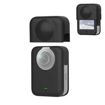 Защитный силиконовый чехол PULUZ PU783B для DJI Osmo 360 с крышкой объектива