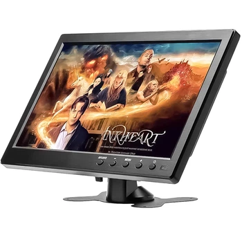 Автомобильный монитор Podofo K101 10.1" ЖК-дисплей черный с AV, VGA, HDMI, BNC входом