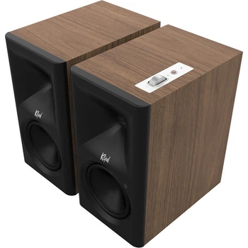 Полочная активная мультимедийная акустика Klipsch The Fives II Walnut