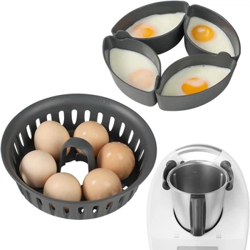 Насадка-яйцеварка 2 в 1 для Thermomix TM5/TM6/TM31, форма для варених яєць і яєць пашот