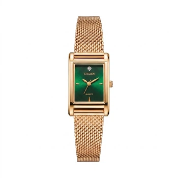 Часы наручные CITIZEN Juicy Tint кварцевый зеленый циферблат (EJ6123-81W)