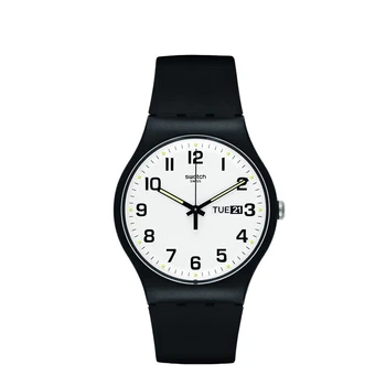 Мужские часы Swatch New Gent Square 2.0 Dual Calendar 41 мм (SO29B703)