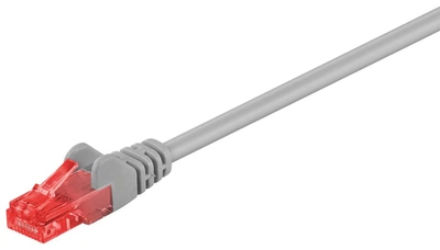 Патч-корд Goobay RJ45 UTP6 1.5m patch AWG24 D=5.8mm Gold Protect сірий(75.09.5591)