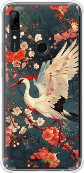 Чехол на Huawei Y9 Prime 2019 Сакура и аист "6108sp-1736-70447"