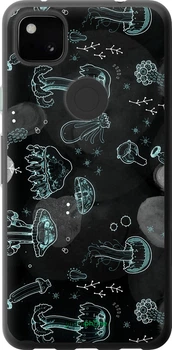 Чехол на Google Pixel 4A Медузы "906u-1935-70447"