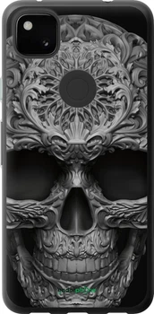 Чехол на Google Pixel 4A skull-ornament "4101u-1935-70447"