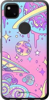 Чехол на Google Pixel 4A Розовая галактика "4146u-1935-70447"