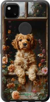 Чехол на Google Pixel 4A Щенок cocker spaniel "6136u-1935-70447"