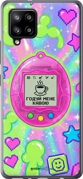 Чехол на Samsung Galaxy A42 A426B Y2K Aesthetic Retro Pet: Годуй мене кавою "6784t-2098-70447"