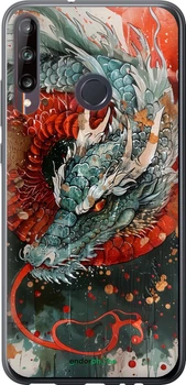 Чехол на Huawei P40 Lite E Стихия огня "6101u-1875-70447"