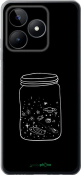 Чехол на Realme Note 50 Космос в банке "4297u-3752-70447"