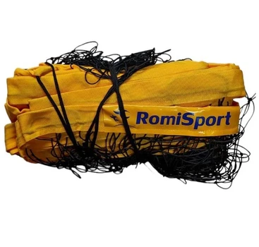 Сетка волейбольная Romi Sport капрон 8 5 м желто-черная