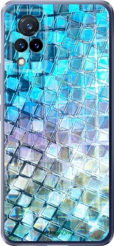 Чехол на Vivo V21 Переливающаяся чешуя "227u-2368-70447"