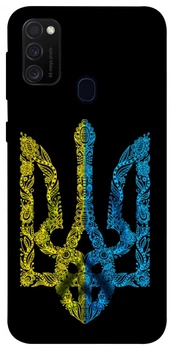 Чохол Demsky Жовтоблакитний герб для Samsung Galaxy M30s / M21
