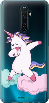 Чехол на Oppo Reno Ace Единорог "4702u-1964-70447"