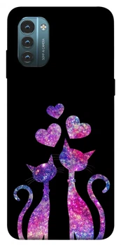 Чохол Demsky Космічні коти для Nokia G21