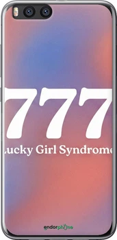 Чехол на Xiaomi Mi Note 3 Aesthetic Aura Gradient 777 Lucky Energy "6782u-978-70447"
