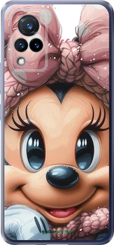 Чехол на Vivo V21 Минни Маус с бантиком "6055u-2368-70447"