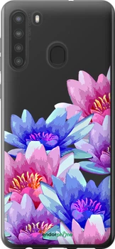 Чехол на Samsung Galaxy A21 Лотос "4862u-1841-70447"