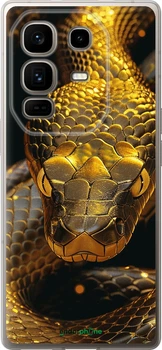 Чехол на Infinix Note 50 Pro+ Golden snake "6072u-4041-70447"
