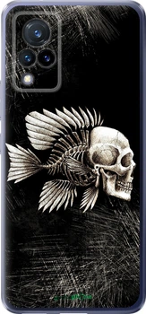 Чехол на Vivo V21 Рыбо-человек "683u-2368-70447"