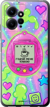 Чехол на Xiaomi Redmi Note 12 4G Y2K Aesthetic Retro Pet: Годуй мене кавою "6784u-3021-70447"