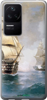 Чехол на Xiaomi Poco F4 Айвазовский. Корабли "160u-3917-70447"