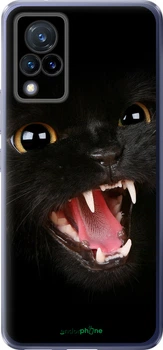 Чехол на Vivo V21 Чёрная кошка "932u-2368-70447"