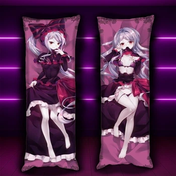 Дакимакура 150х50 см Шаллтир Бладфоллен Повелитель Overlord Shalltear Подушка с наволочкой двухсторонняя