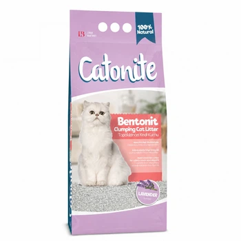 Бентонитовый наполнитель для котов Catonite с запахом лаванды 10 л 031165