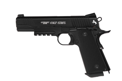 Пневматичний пістолет Umarex Colt M45 CQBP BLACK Blowback кал.4,5мм (1003437)
