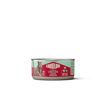 Корм вологий Carnilove Chicken, Duck & Pheasant для котів паштет курка, качка і фазан 100 г
