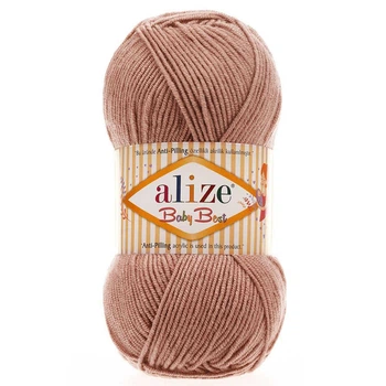 Пряжа ALIZE Baby Best, 354 фрезовый