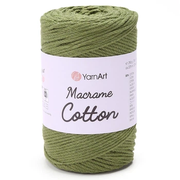 Пряжа YARNART Macrame Cotton, 787 хаки