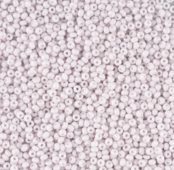 Бисер чешский Preciosa 03213 меловой, светло-бежевый (10 г)