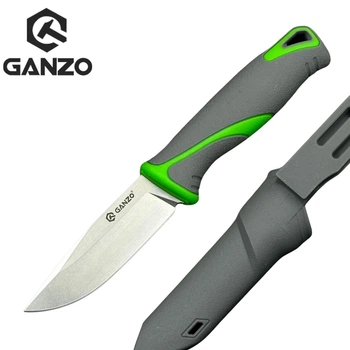 Ніж Фіксований Ganzo G807-GY Сірий/Зелений (9Cr14)