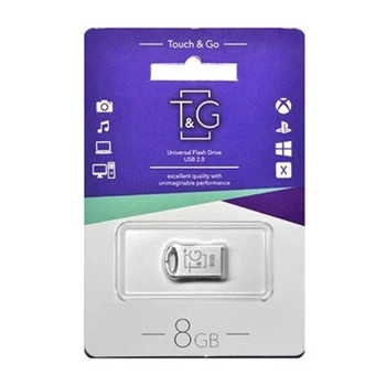 USB Flash T&G 105 Metal, 8 Гб., Серебряный - 399000