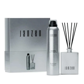 Подарочный набор JANZEN Home & Body Heavenly gift set (аромат для дома, пена для душа)